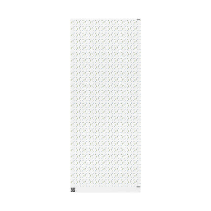 Wrapping Paper, Juniper Berry - White