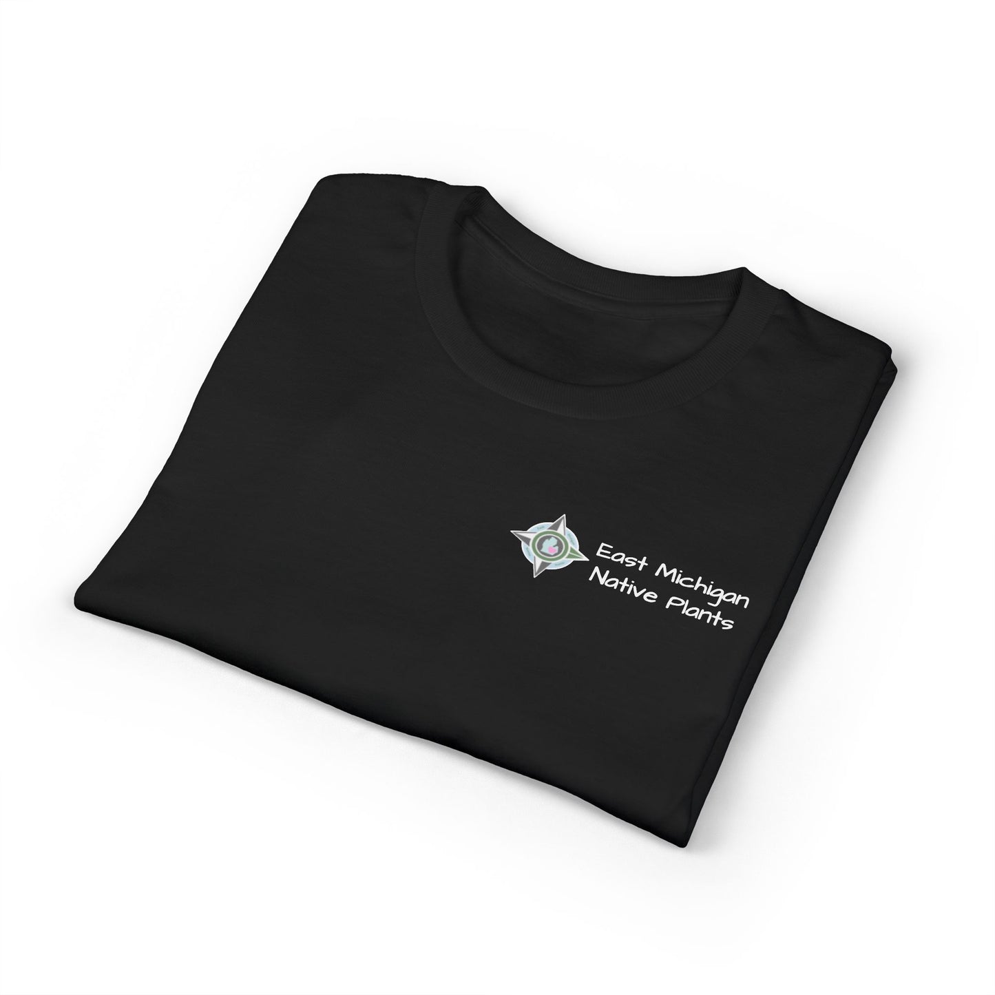 EastMichNatives DryBlend T-Shirt — EMNP Logo Tee for Native Gardeners & Plant Enthusiasts