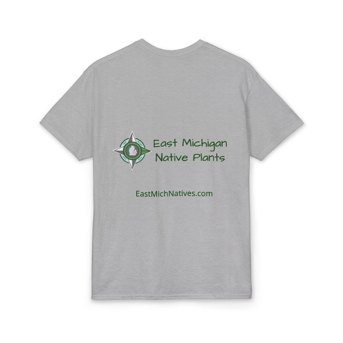 Dry Blend Moisture Wicking Tee Plant Native Plants w/EMNP Logo