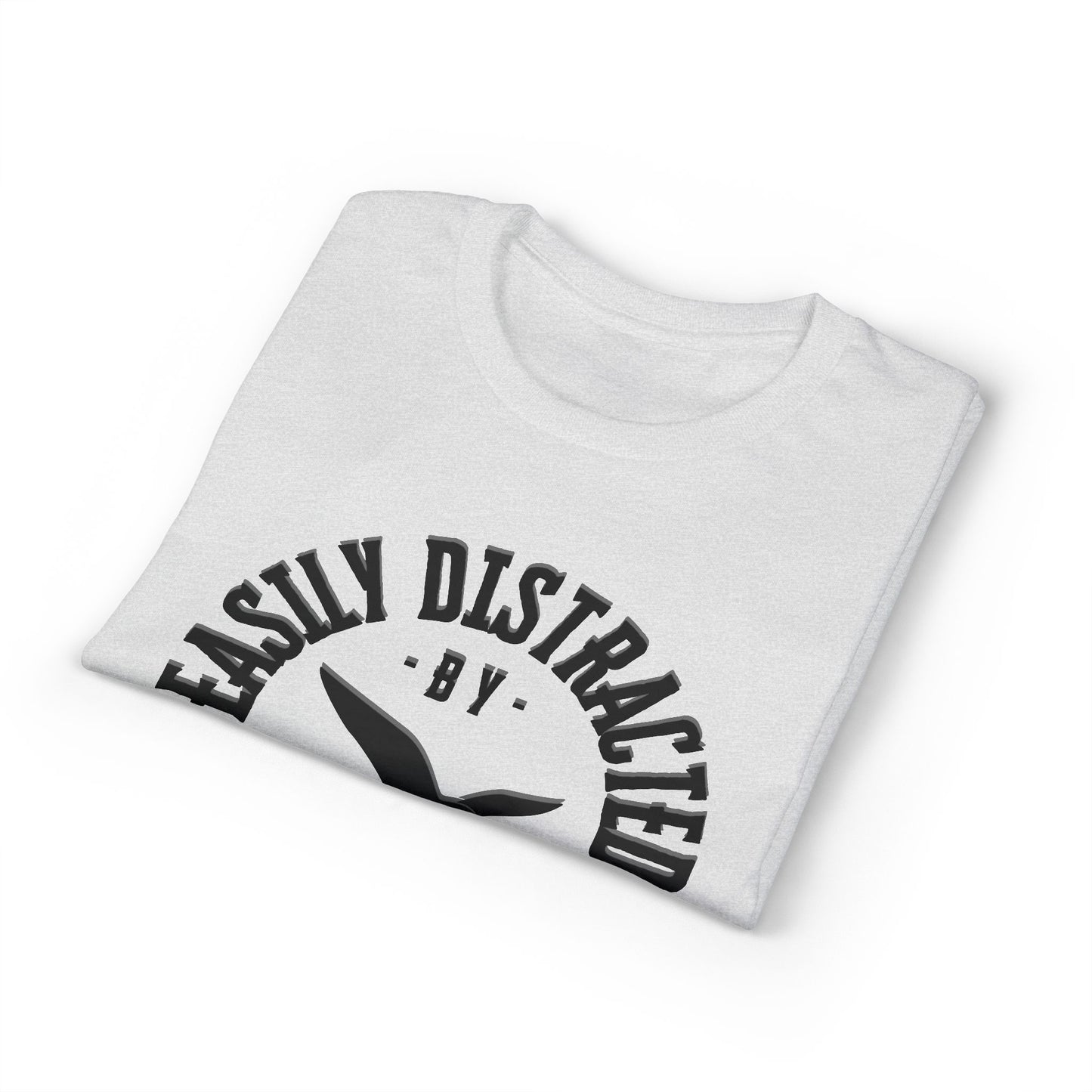 Dry Blend Moisture Wicking Tee "Distracted By Birds" plus EMNP Logo