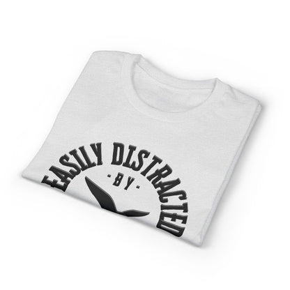 Dry Blend Moisture Wicking Tee "Distracted By Birds" plus EMNP Logo