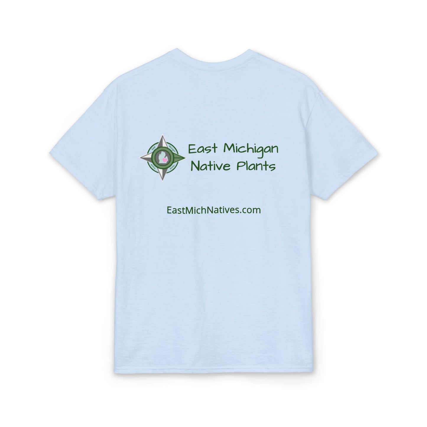 Dry Blend Moisture Wicking Tee Plant Native Plants w/EMNP Logo