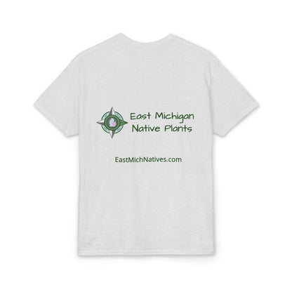 Dry Blend Moisture Wicking Tee Native Plants & Butterfly w/EMNP Logo