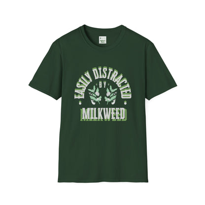 Easily Distracted by Milkweed Soft-Style Tee