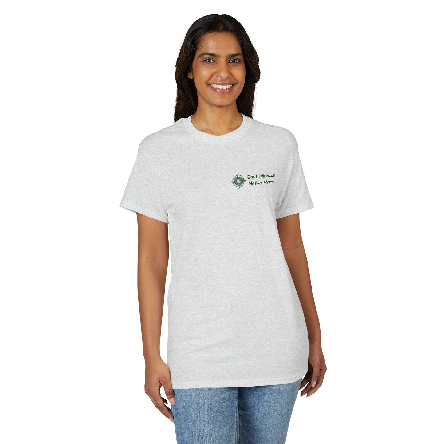 EastMichNatives DryBlend T-Shirt — EMNP Logo Tee for Native Gardeners & Plant Enthusiasts