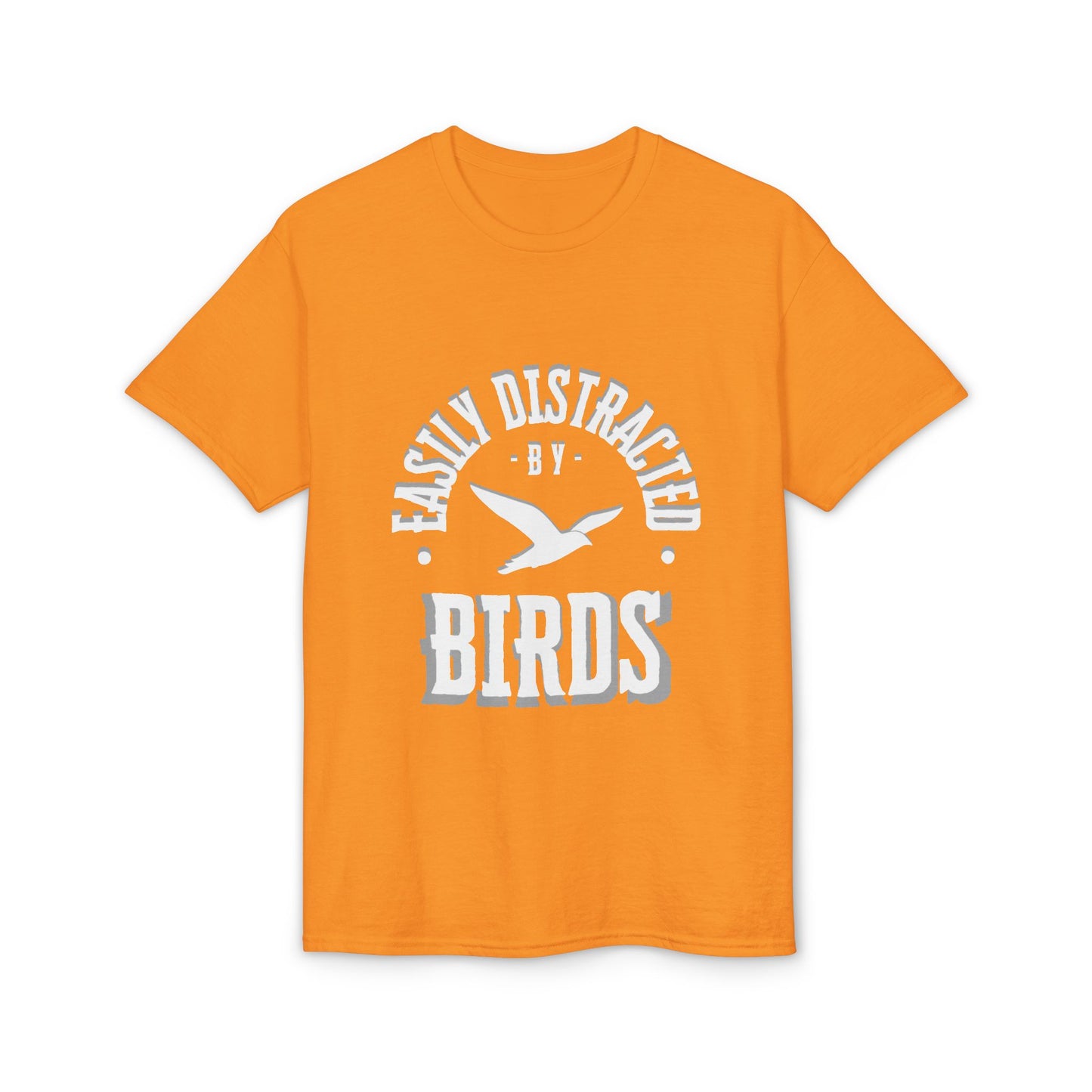 Dry Blend Moisture Wicking Tee "Distracted By Birds" plus EMNP Logo
