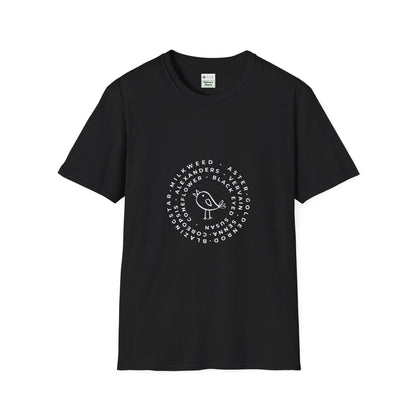 T-Shirt Unisex Softstyle, Native Plants & Birds