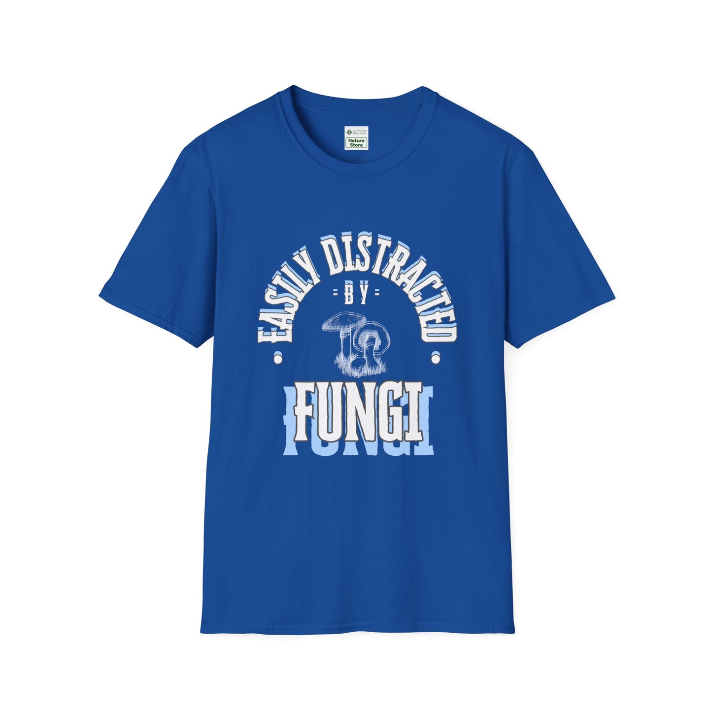Unisex Softstyle T-Shirt, Distracted by Fungi