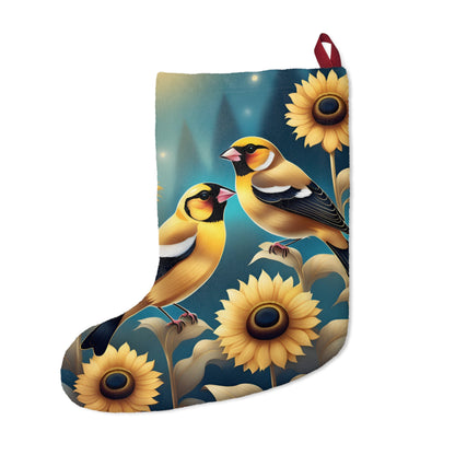 Christmas Stockings, Sunflowers & Goldfinches