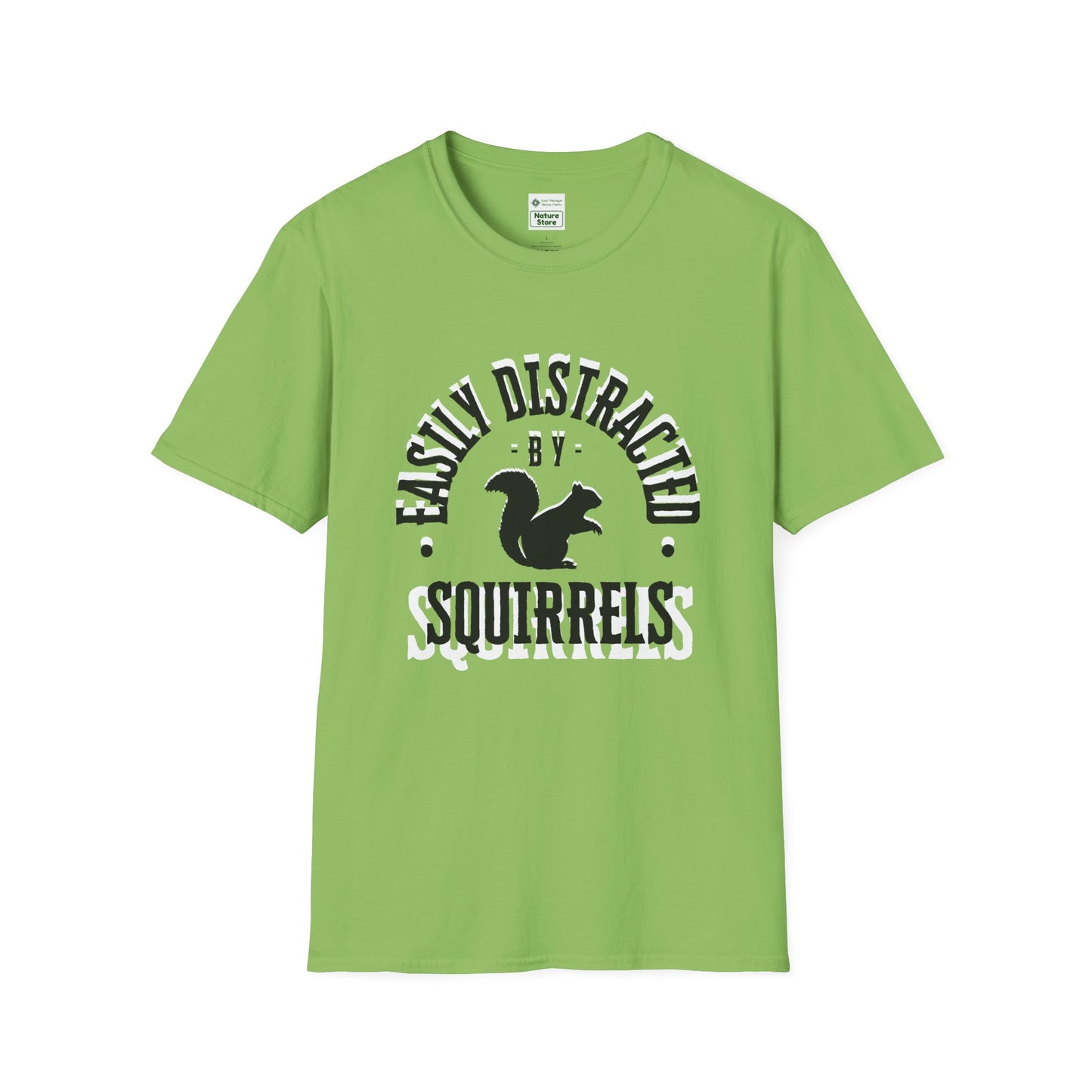 Unisex Softstyle T-Shirt, Distracted by Squirrels