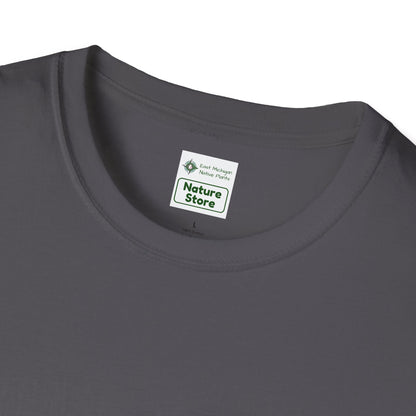 T-Shirt Unisex Softstyle, Native Plants & Butterflies w/EMNP logo