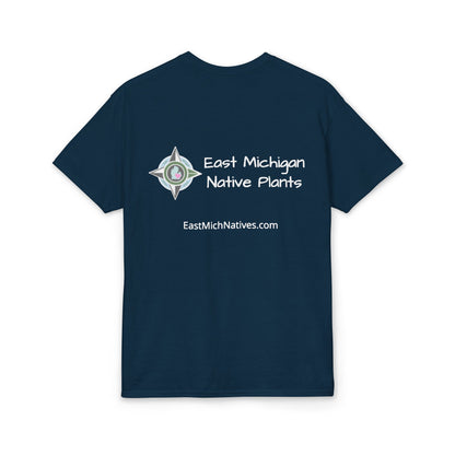 Dry Blend Moisture Wicking Tee Native Plants & Butterfly w/EMNP Logo