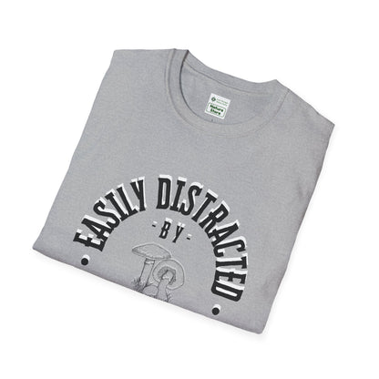 Unisex Softstyle T-Shirt, Distracted by Fungi