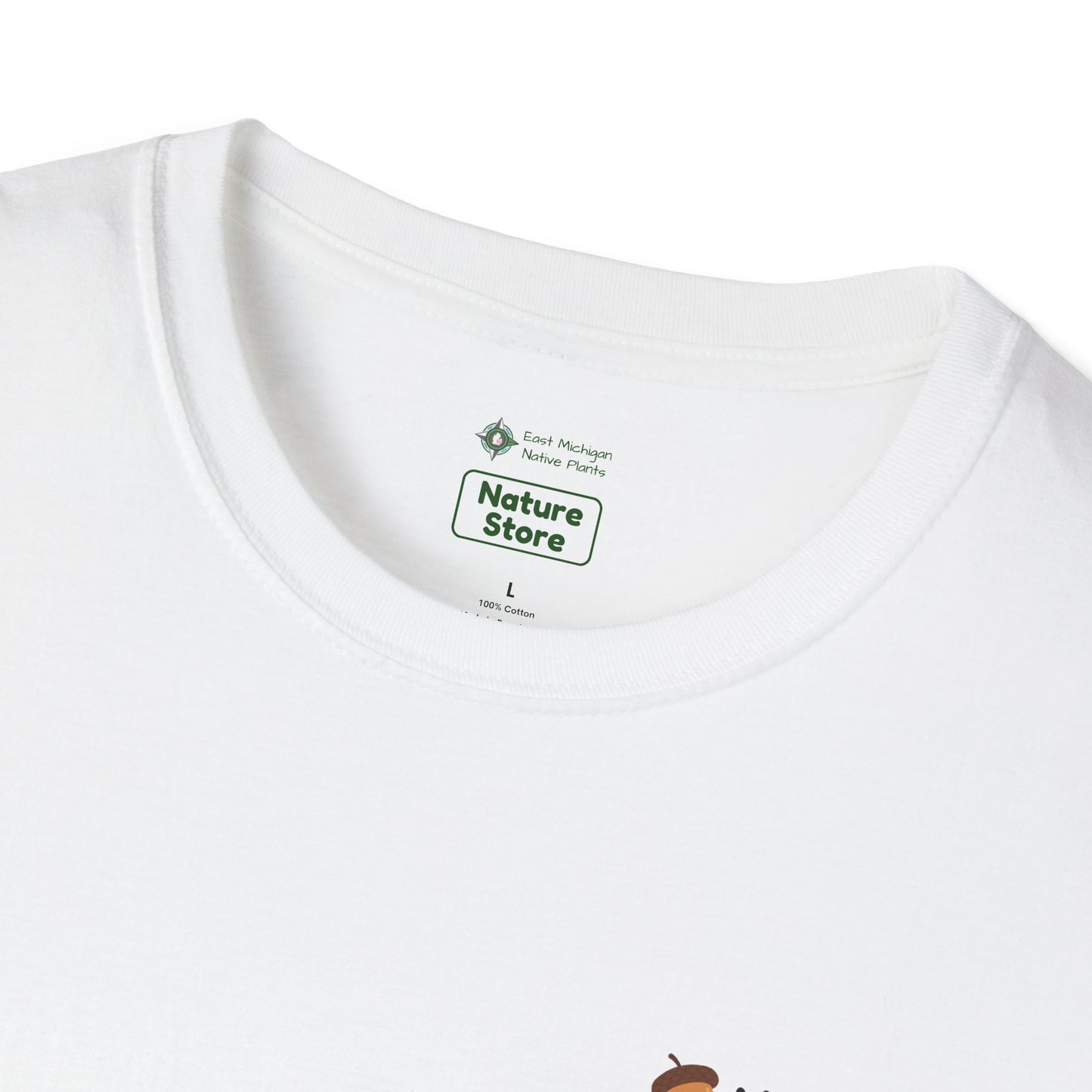 Unisex Softstyle T-Shirt, Native Nut! (Back)