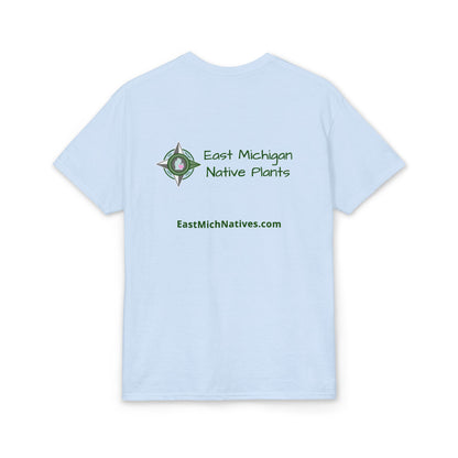 Dry Blend Moisture Wicking Tee Summer Garden w/EMNP Logo on back