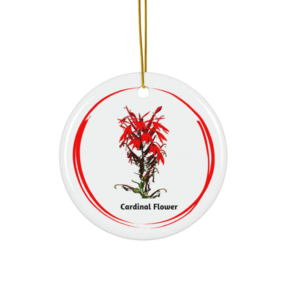 Ceramic Ornament Assortment #2: Cardinal Flower, Milkweed, Aster