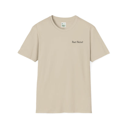 Unisex Softstyle T-Shirt I Love Native Plants, Asters (Back)