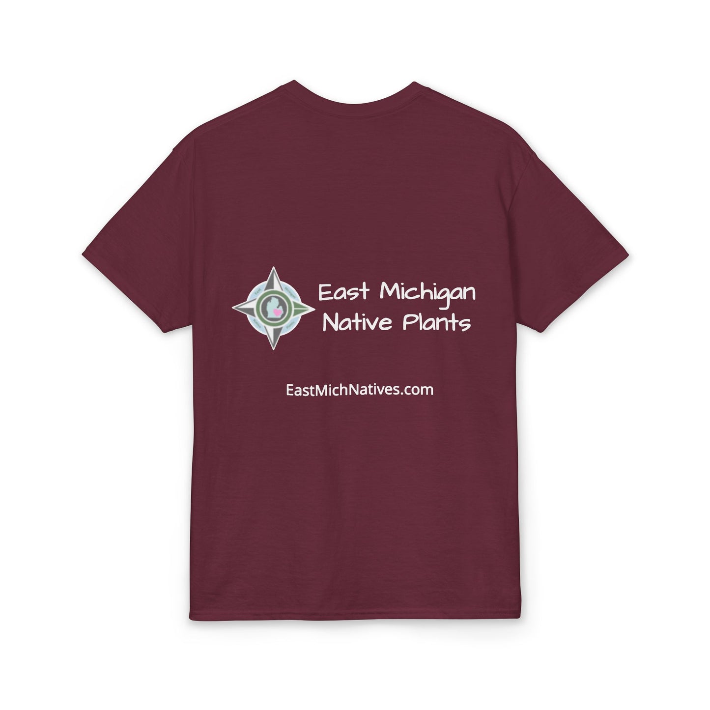Dry Blend Moisture Wicking Tee Summer Garden w/EMNP Logo on back