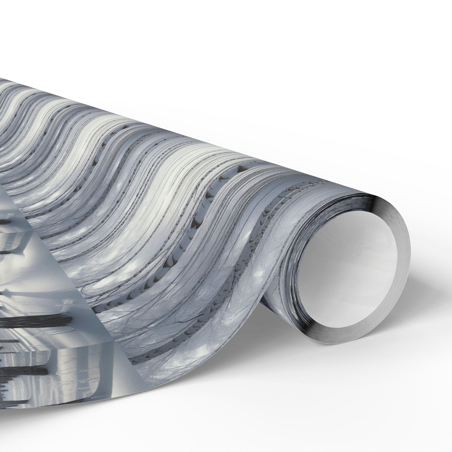 Wrapping Paper, Winter Birch Forest