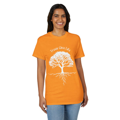 Dry Blend Moisture Wicking Tee Trees Give Life w/EMNP Logo