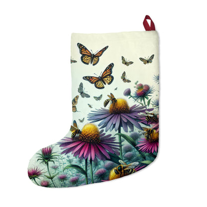 Christmas Stockings, Asters & Monarch