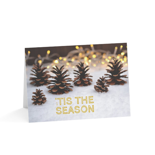 Holiday Cards, Pine Cones (1, 10, 30, and 50pcs)