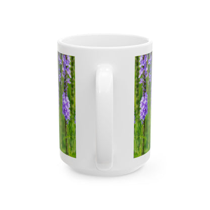 Ceramic Mug, (11oz, 15oz), Hoary Vervain