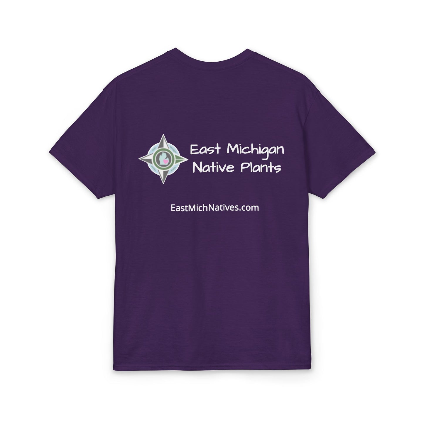 Dry Blend Moisture Wicking Tee Plant Native Plants w/EMNP Logo