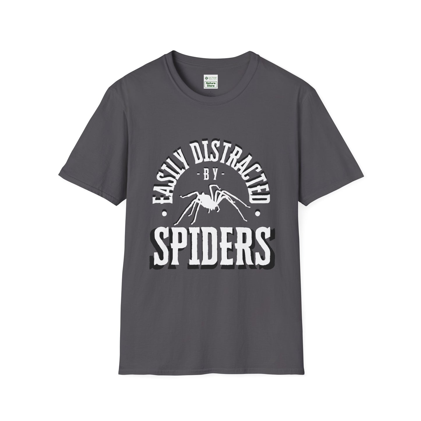 EastMichNatives T-Shirt, Distracted by Spiders