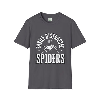 EastMichNatives T-Shirt, Distracted by Spiders