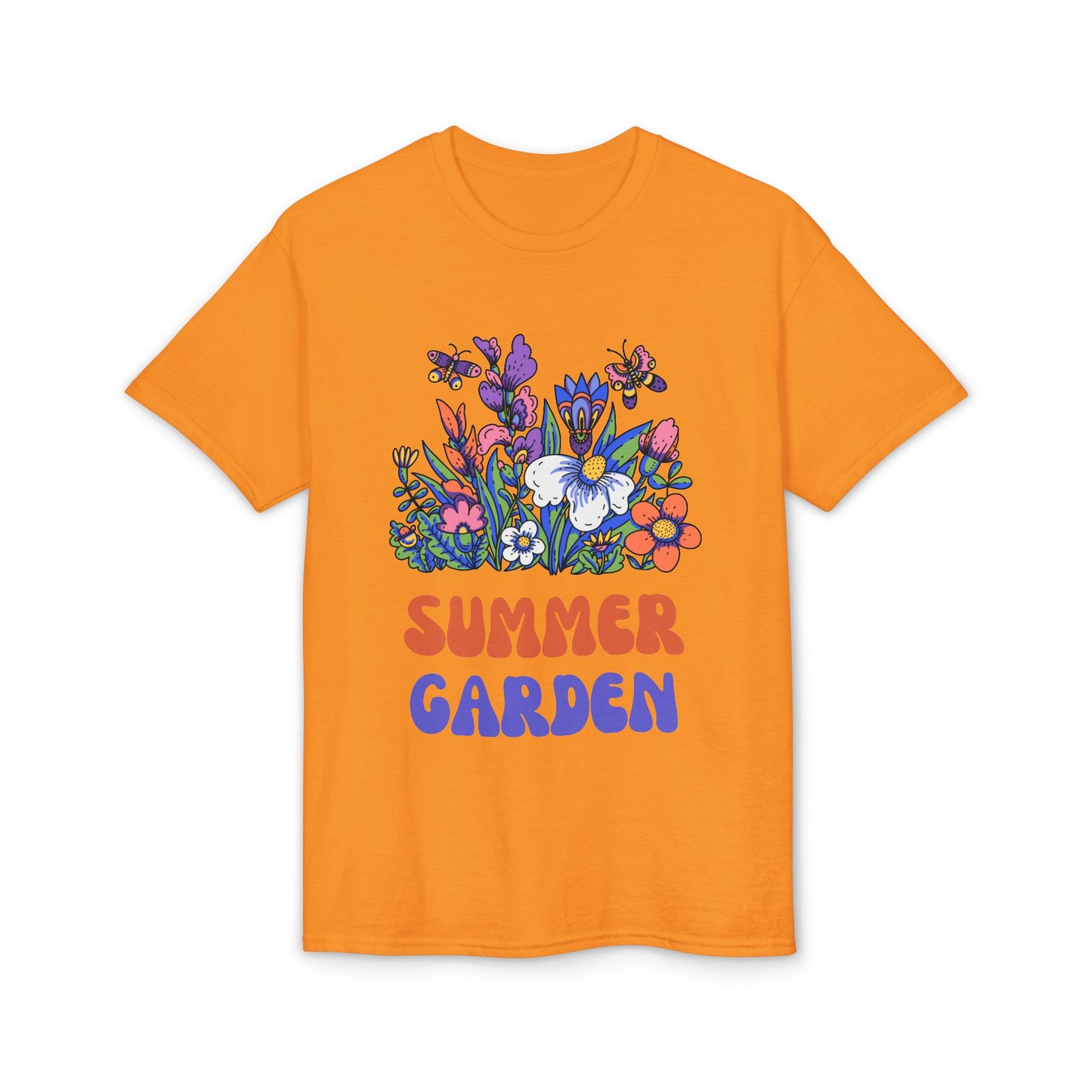 Dry Blend Moisture Wicking Tee Summer Garden w/EMNP Logo on back