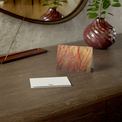 Holiday Cards, Red Twig Dogwood (1, 10, 30, and 50pcs)