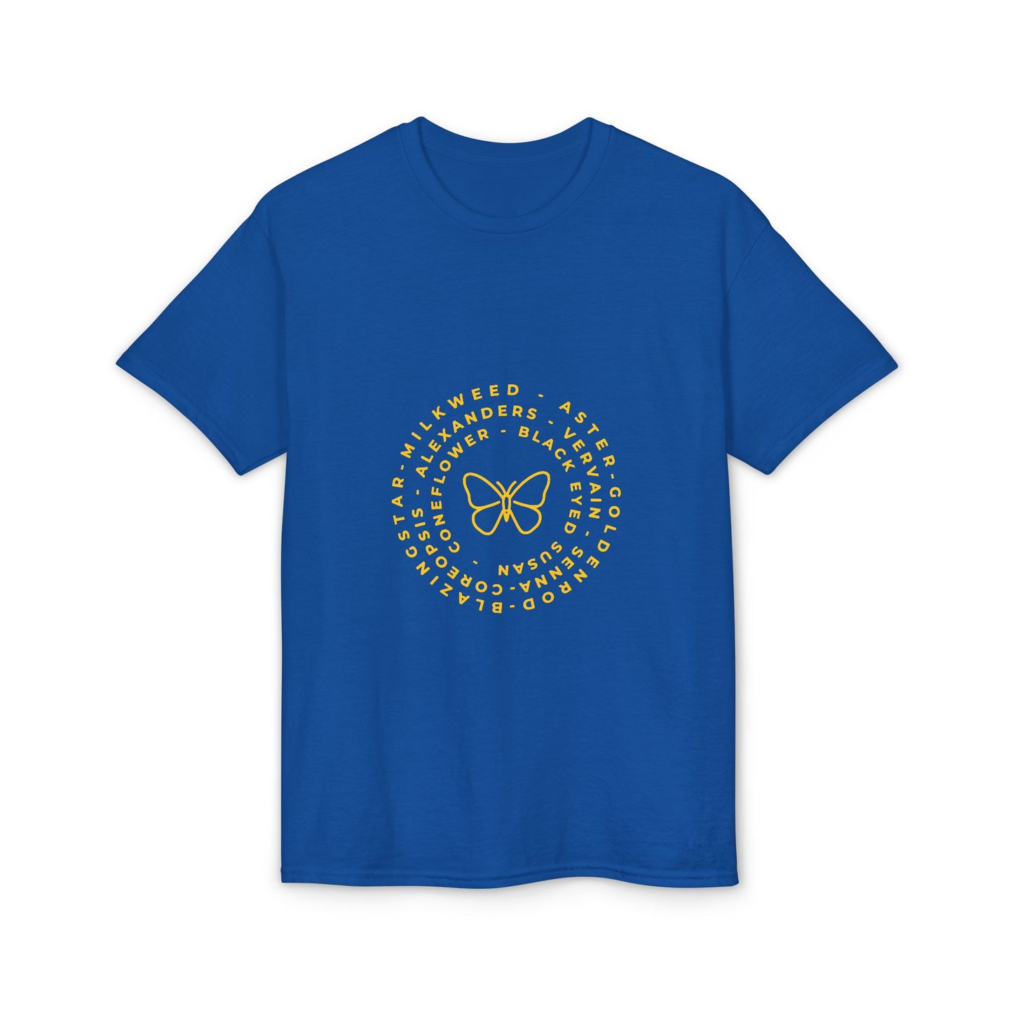 Dry Blend Moisture Wicking Tee Native Plants & Butterfly w/EMNP Logo