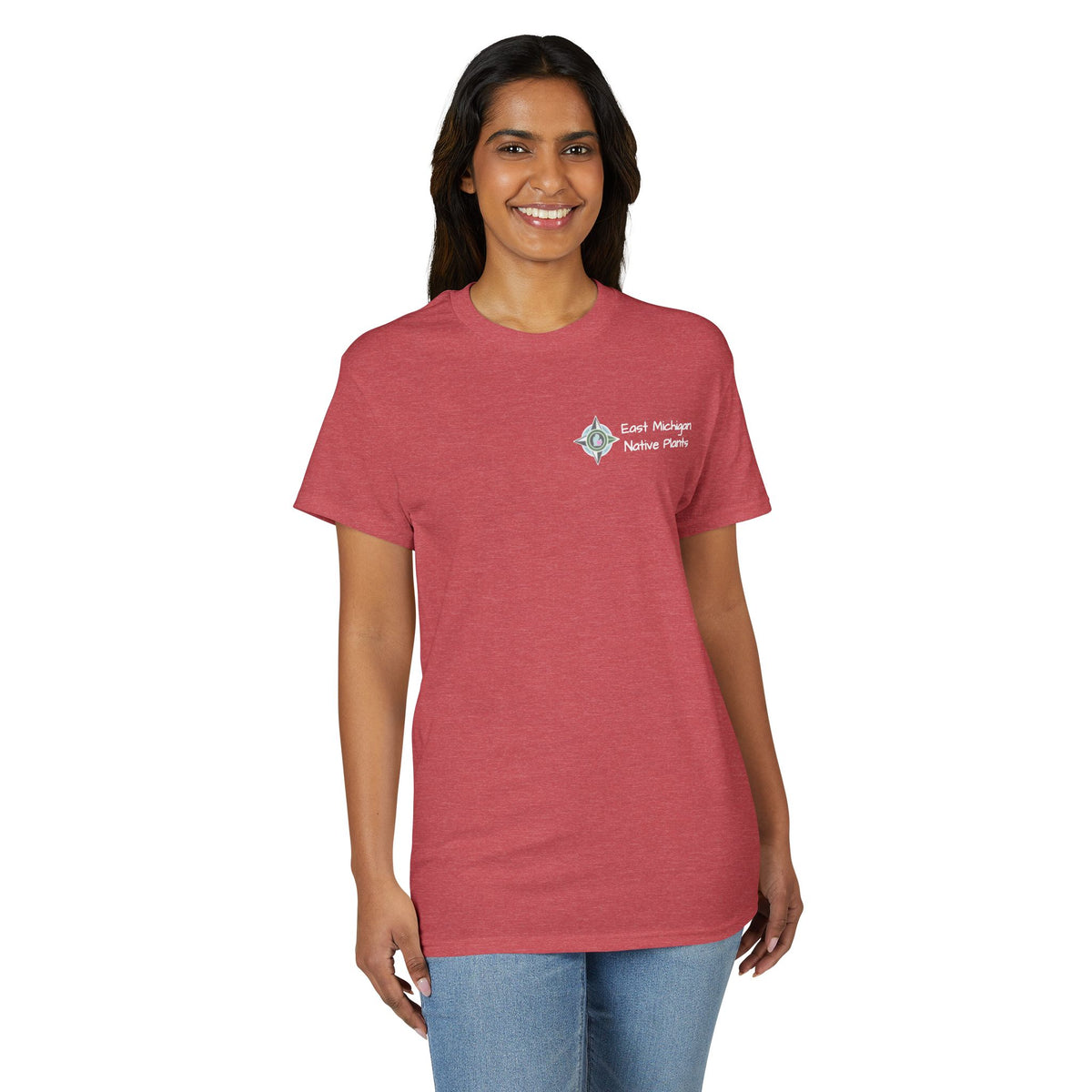 EastMichNatives DryBlend T-Shirt — EMNP Logo Tee for Native Gardeners & Plant Enthusiasts