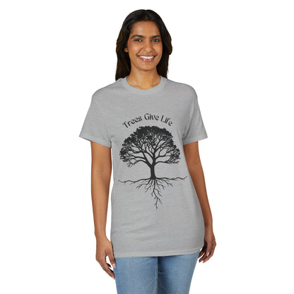 Dry Blend Moisture Wicking Tee Trees Give Life w/EMNP Logo