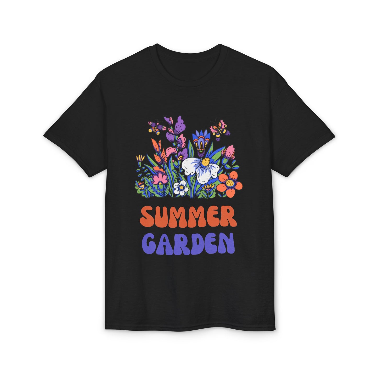 Dry Blend Moisture Wicking Tee Summer Garden w/EMNP Logo on back