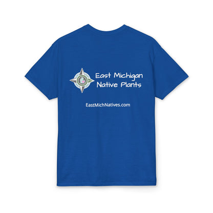 Dry Blend Moisture Wicking Tee Summer Garden w/EMNP Logo on back