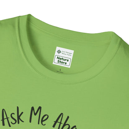 Tshirt Ask Me About My Prairie — Casual Cotton Tee for Prairie Lovers