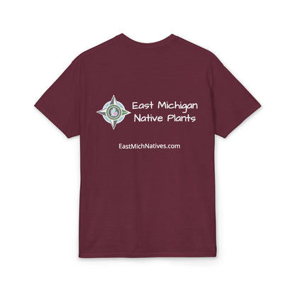 Dry Blend Moisture Wicking Tee Native Plants & Butterfly w/EMNP Logo
