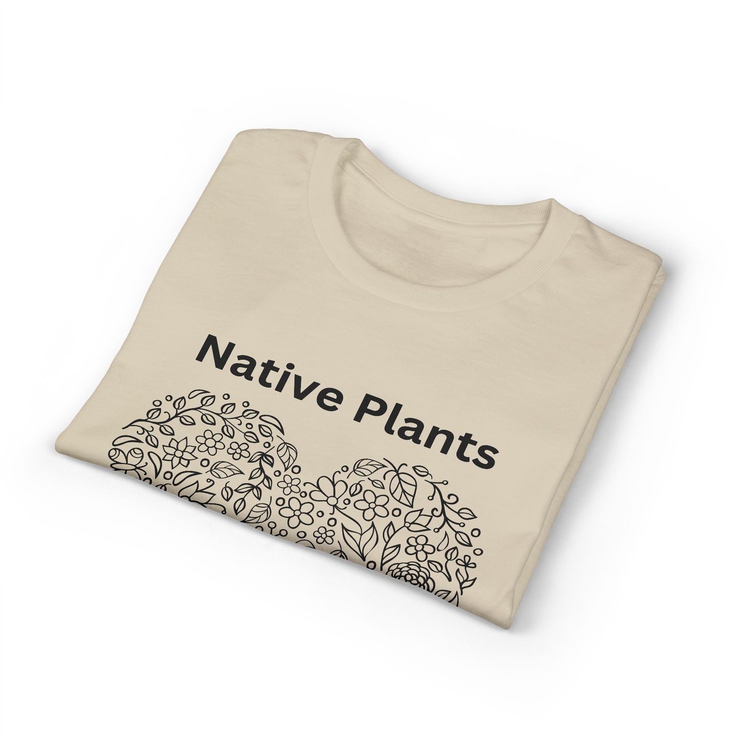 Dry Blend Moisture Wicking Tee Native Plants Make Life Better w/EMNP Logo on back