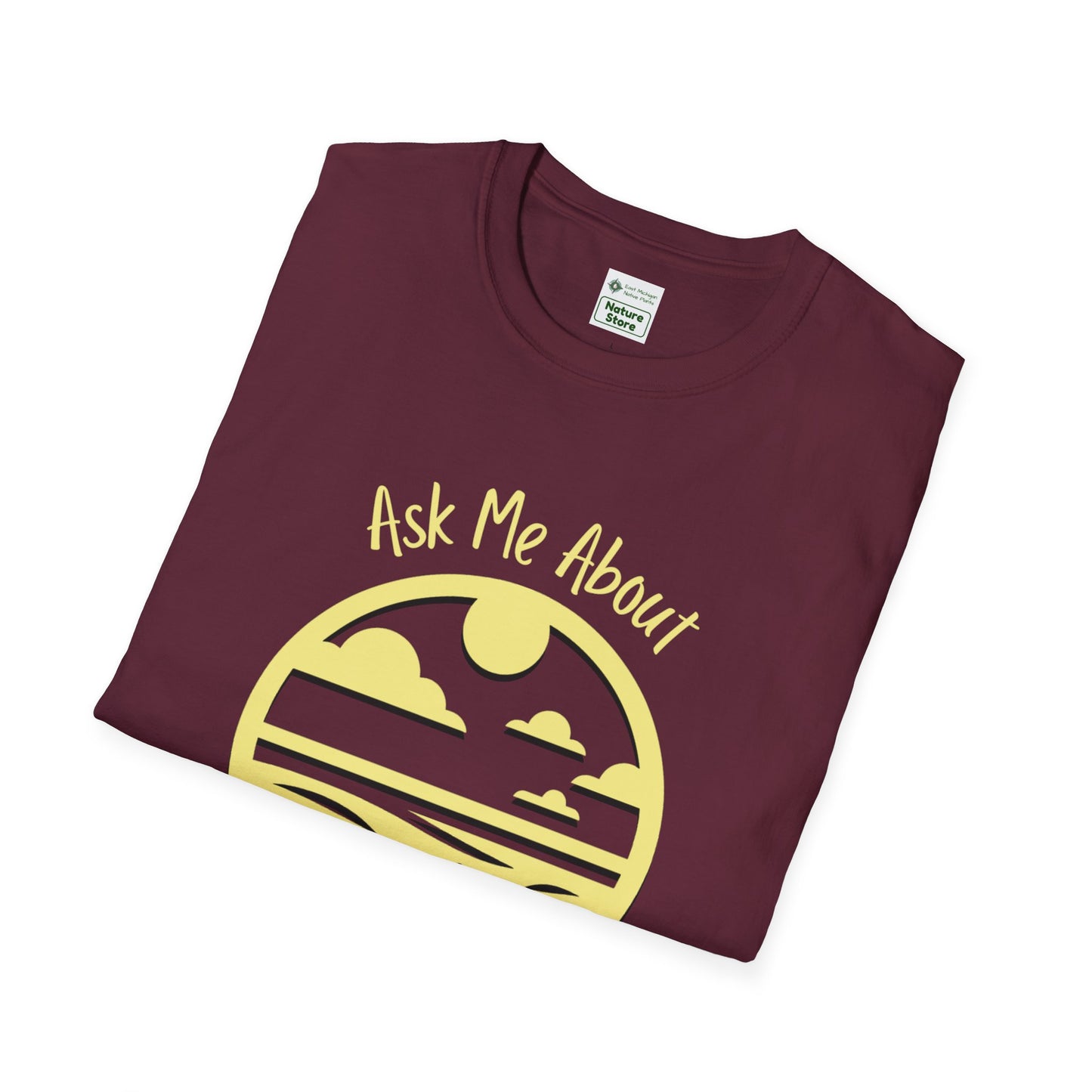 Tshirt Ask Me About My Prairie — Casual Cotton Tee for Prairie Lovers