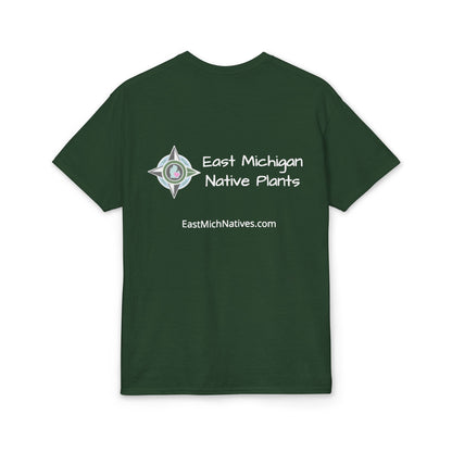 Dry Blend Moisture Wicking Tee Native Plants & Butterfly w/EMNP Logo