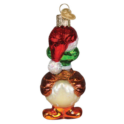 Silly Santa Duck Ornament