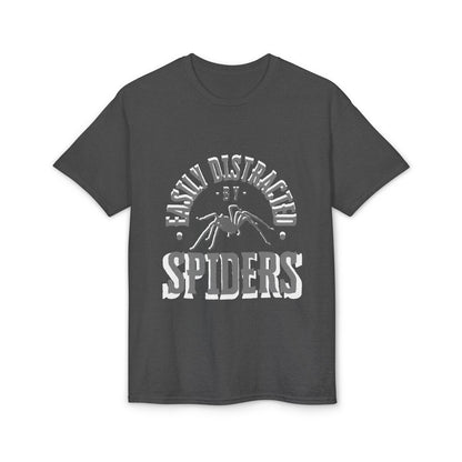 Dry Blend Moisture Wicking Tee "Distracted By Spiders" plus EMNP Logo
