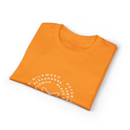 Dry Blend Moisture Wicking Tee Native Plants & Butterfly w/EMNP Logo