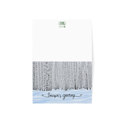 Holiday Cards, Birch Forest (1, 10, 30, and 50pcs)
