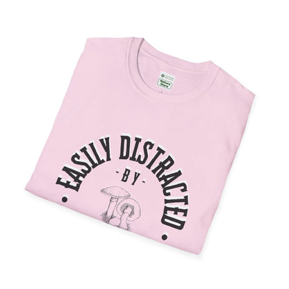 Unisex Softstyle T-Shirt, Distracted by Fungi