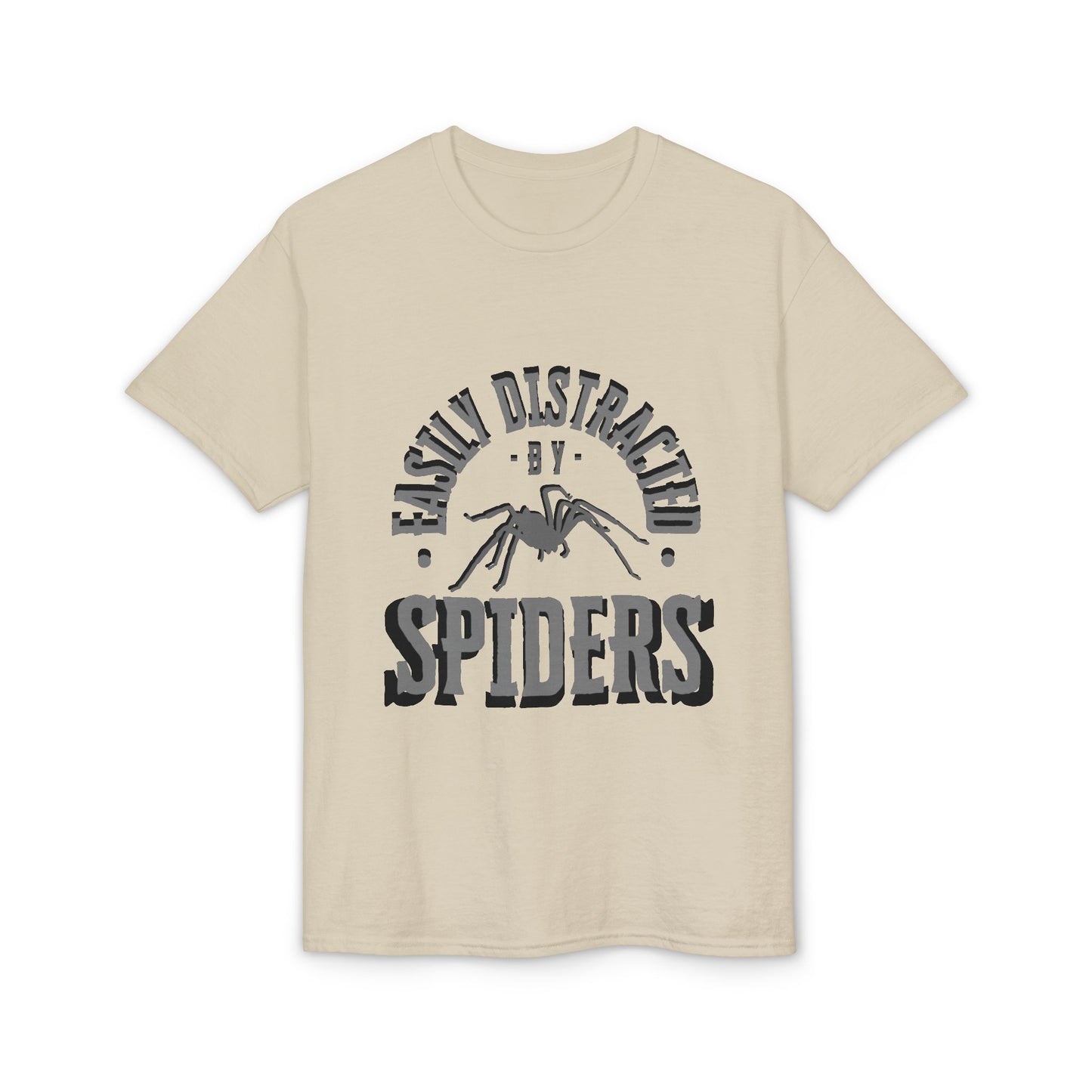 Dry Blend Moisture Wicking Tee "Distracted By Spiders" plus EMNP Logo