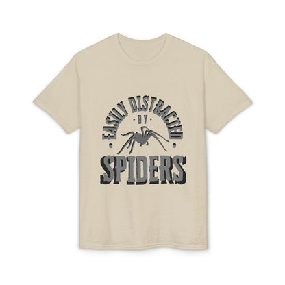 Dry Blend Moisture Wicking Tee "Distracted By Spiders" plus EMNP Logo