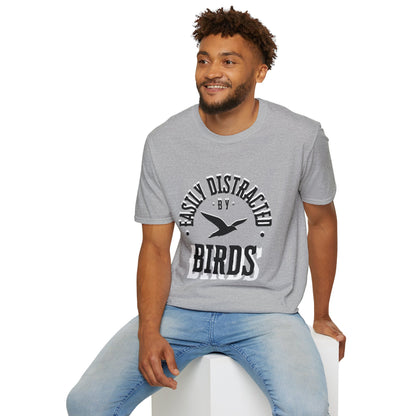 EastMichNatives T-Shirt, Distracted by Birds, Soaring